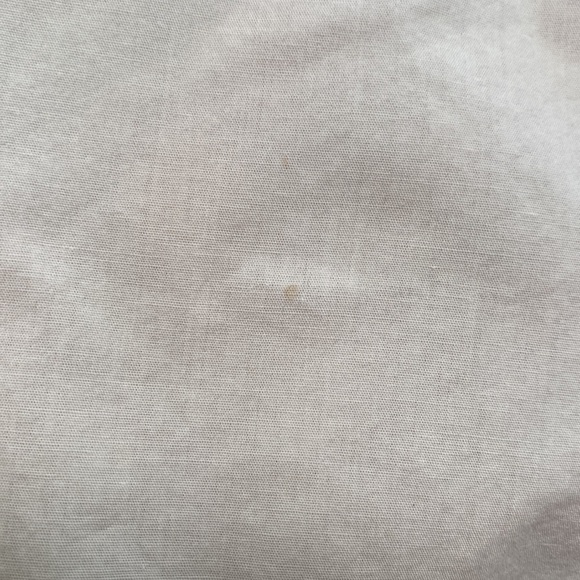 Zara Basics Shirt Women’s Size Medium White Crop Green Palm Embroidered Top - Picture 9 of 9